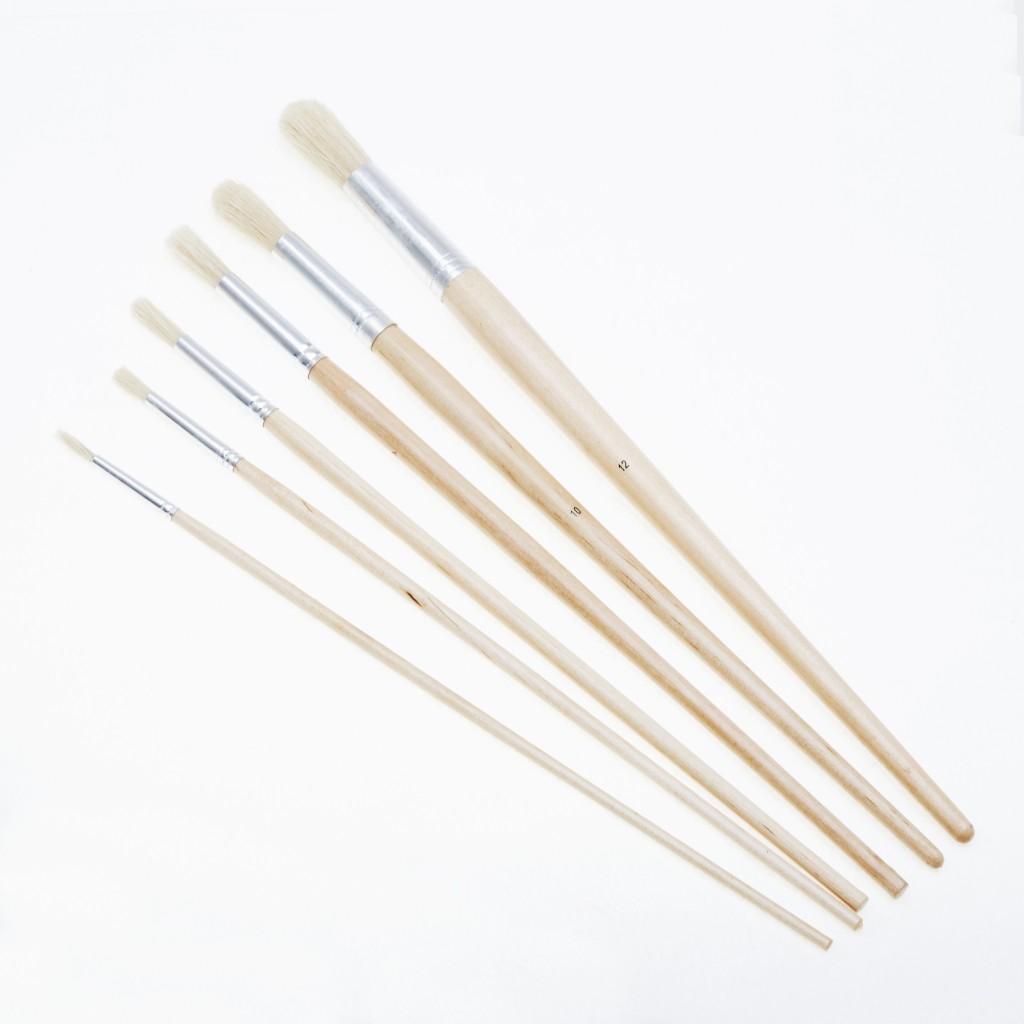 Faithfull Round Fitch Brush Set (PK6)