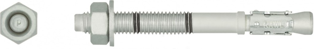 Rawl - HPTII-ZF Zinc Flake Throughbolt