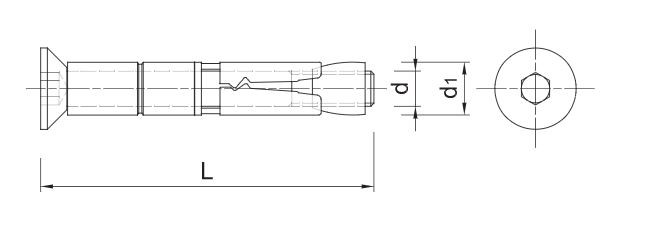 Rawl R-SPL-C SafetyPlus Anchor Countersunk