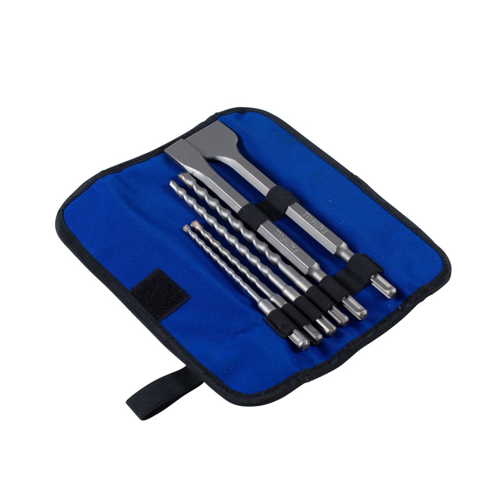 FAISDSSET6BP SDS Plus Chisel & Drill Bit Set