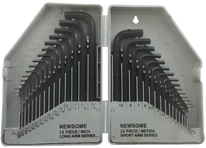 Hex Key Bit Set 30pc Metric/AF