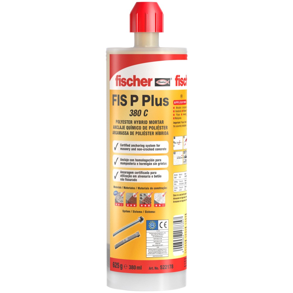 Fischer FIS P PLUS 380 C Injection Mortar (522178)