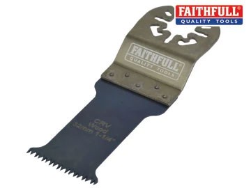 Faithfull FAIMFHW32P Premium Arc Cut Hardwood Bi-Metal Blade 32mm