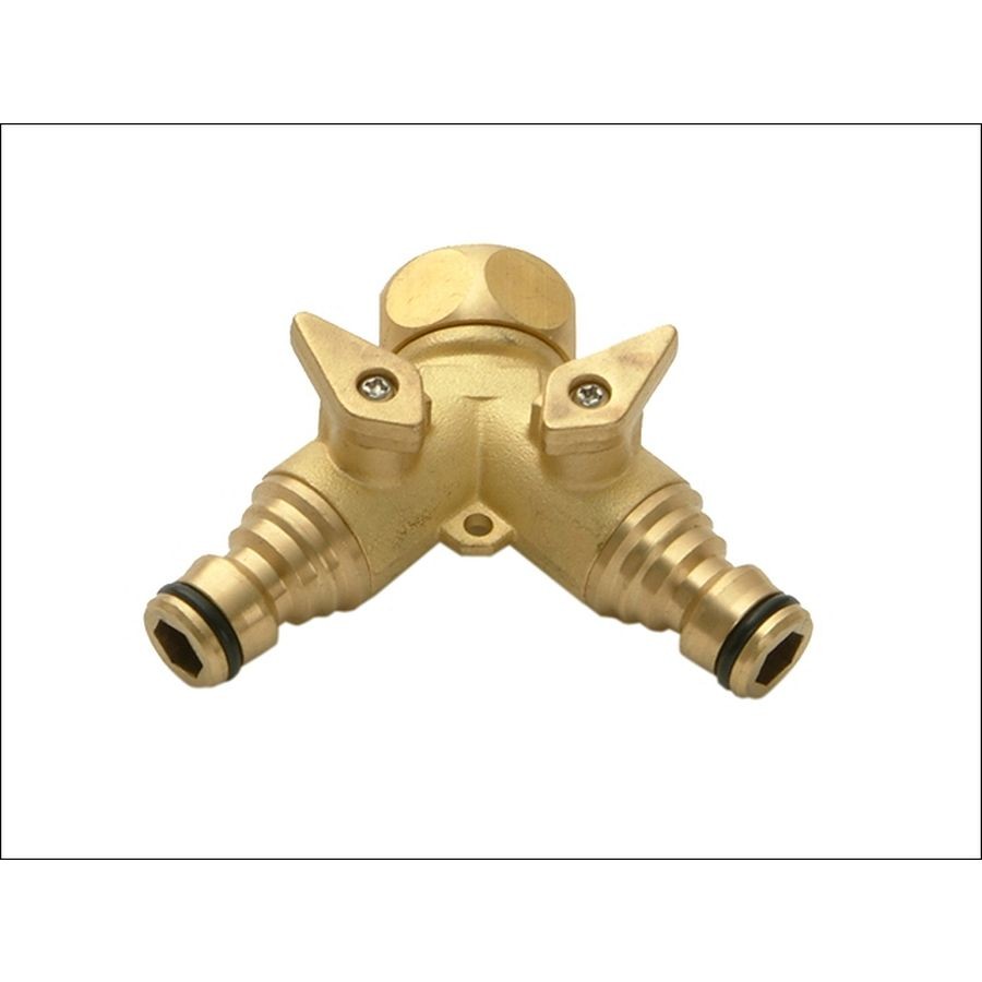 Rehau REH238693 Brass Dual Tap Connector