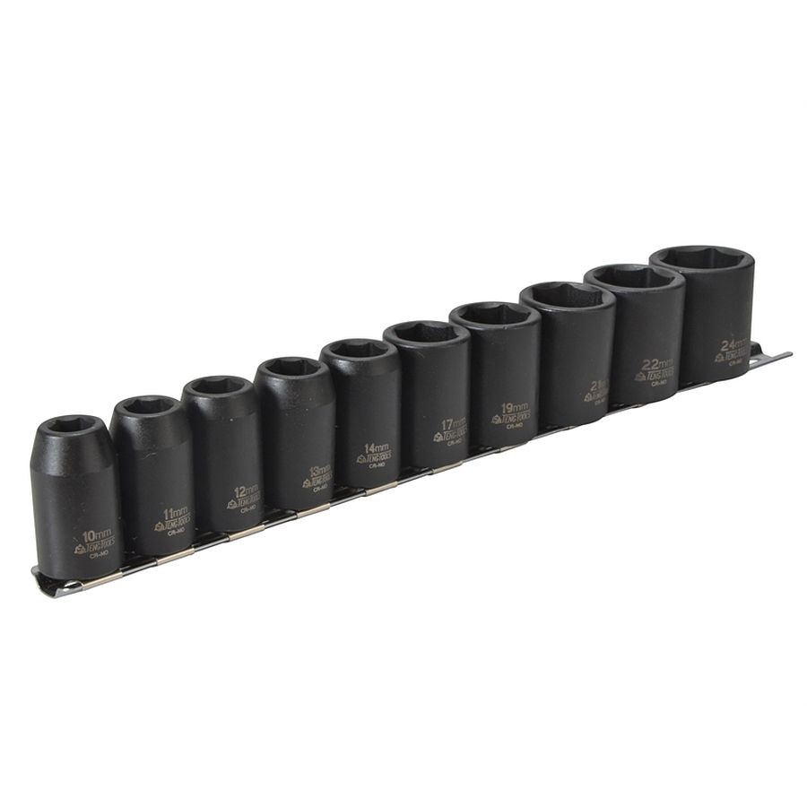 Teng 9121 Impact Socket Set Metric 10P 1/2Sd