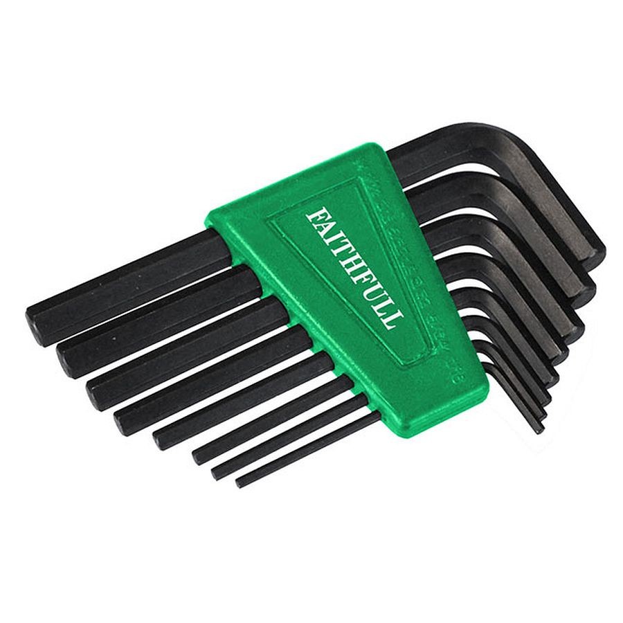 Hex Key Set (8 Pc) A/F-Short Arm