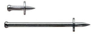 Steel (16mm & 19mm option only) and Concrete Pins to suit DX450 PAT - Metal Washered Drive Pins 12mm