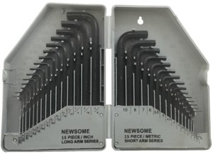 Hex Key Bit Set 30pc Metric/AF