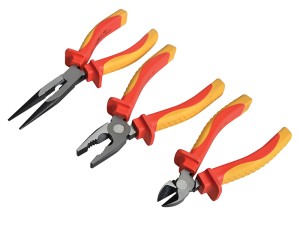 FAIPLVDESET VDE Pliers 3PC Set c/w Pouch