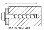 MKT BZP-SU-H Hex Head Concrete Screwbolt