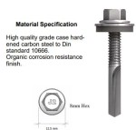 Ejot HS 5.5 Self Drilling Screws Carbon Steel (Steel sections 4.0 - 12.0mm)