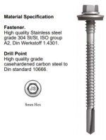 EJOT JT3-D12H-5.5/6.3 (Steel sections 4.0 to 12.0mm)