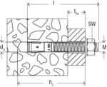 fischer FBN II K BZP Throughbolt