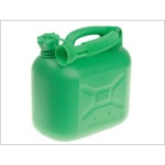 Unleaded Petrol Can & Spout Green 5 Ltr