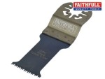 Faithfull FAIMFHW32P Premium Arc Cut Hardwood Bi-Metal Blade 32mm