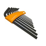 Faithfull HKS9ML Hex Key Set (9 Pc) Metric - LongArm