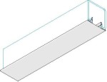 P1184-PW Closer Strip White PVC 3Mtr